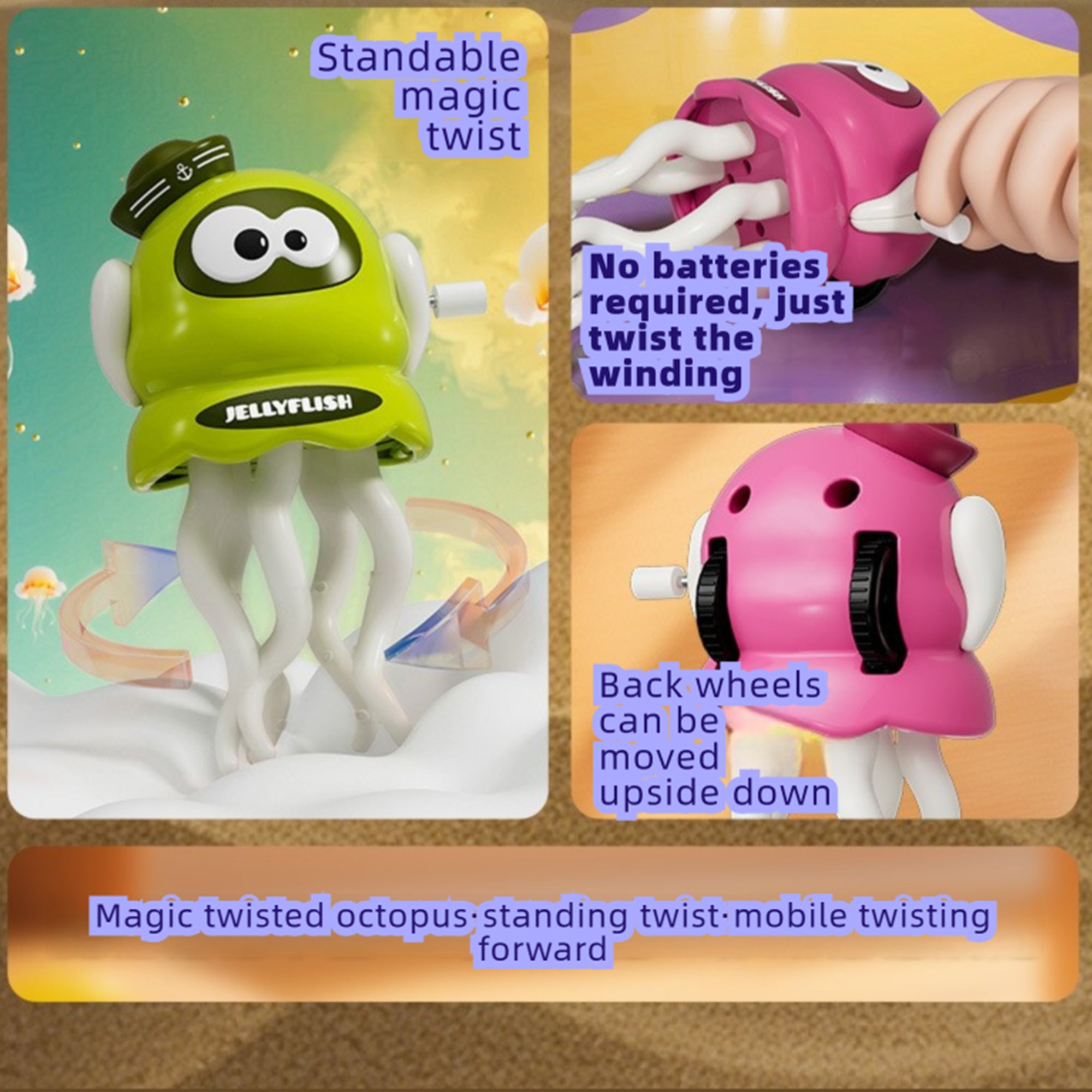 Furnipuzzle Dancing octopus toys and crawling octopus toys with lights and music. There are multiple functional styles to choose from, making them great gift options