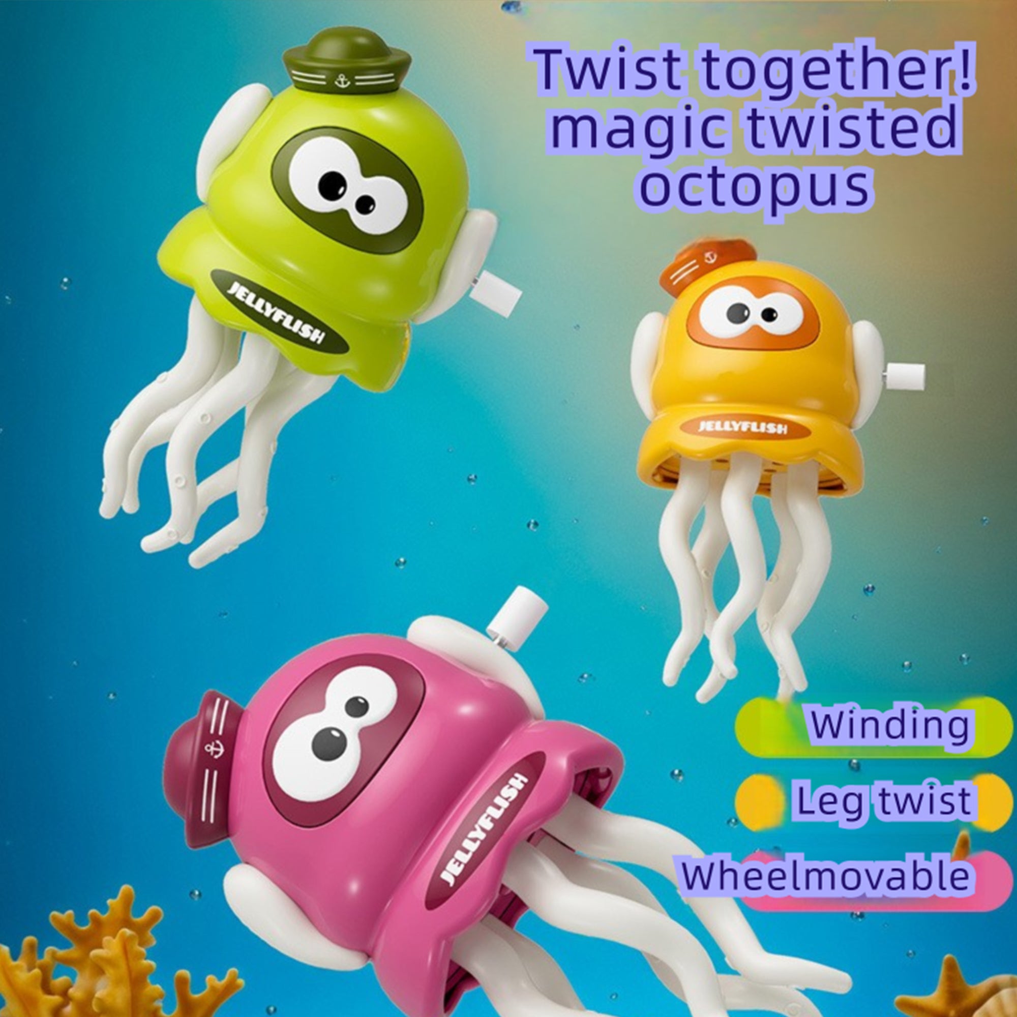 Furnipuzzle Dancing octopus toys and crawling octopus toys with lights and music. There are multiple functional styles to choose from, making them great gift options