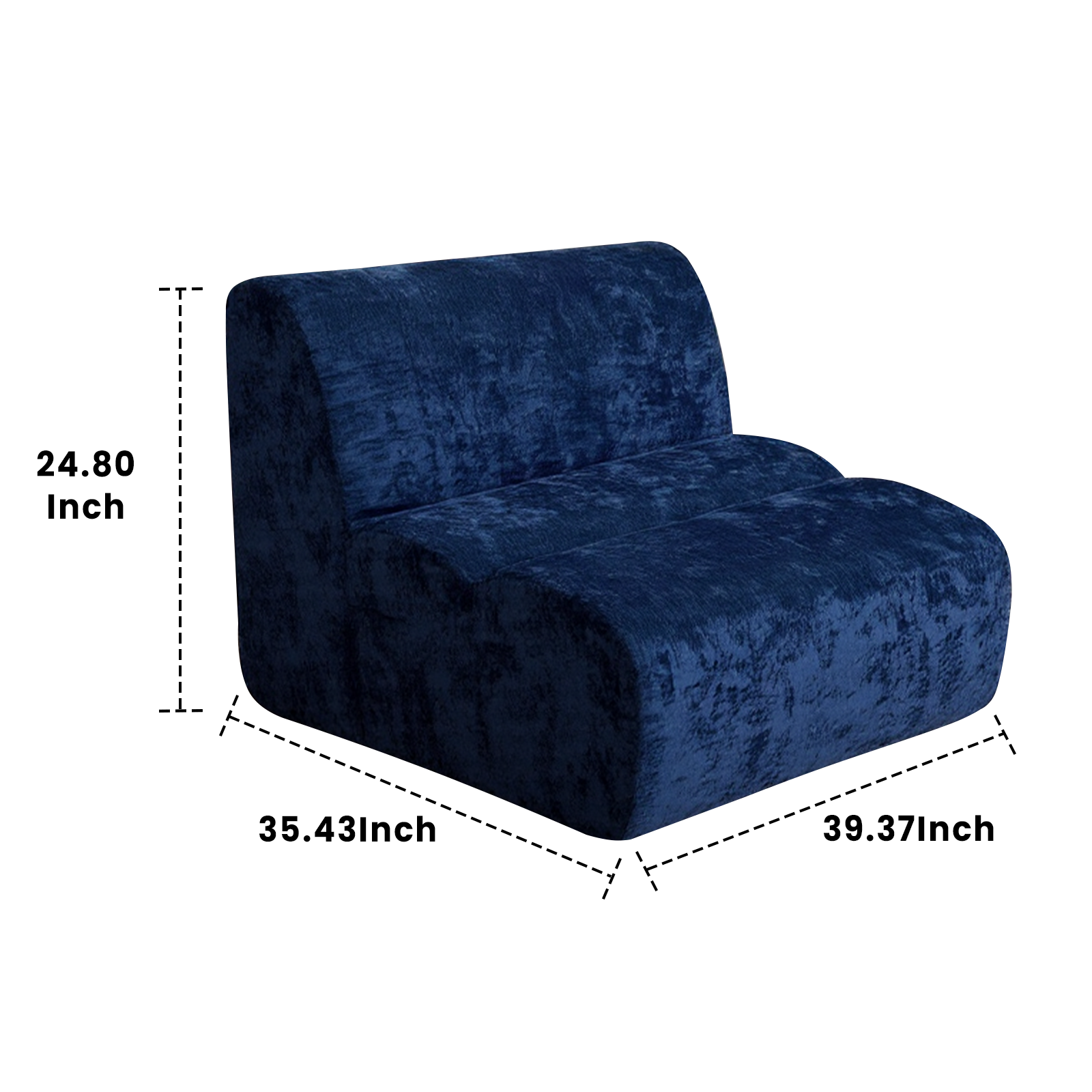 Furnipuzzle Bamboo Sofa Super Soft Lazy Sofa Chair Bean Bag Sofa