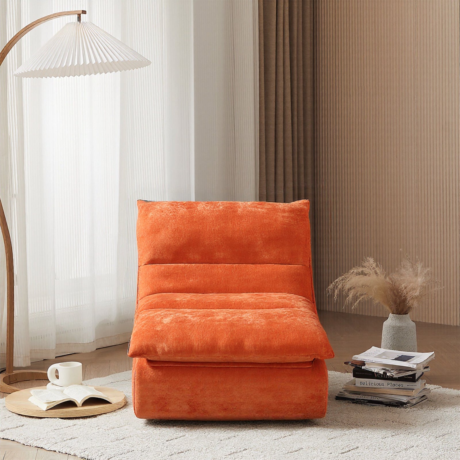 Furnipuzzle Bean Bag Sofa L Shaped Couch Sofa With Removable Backrest Loveseat