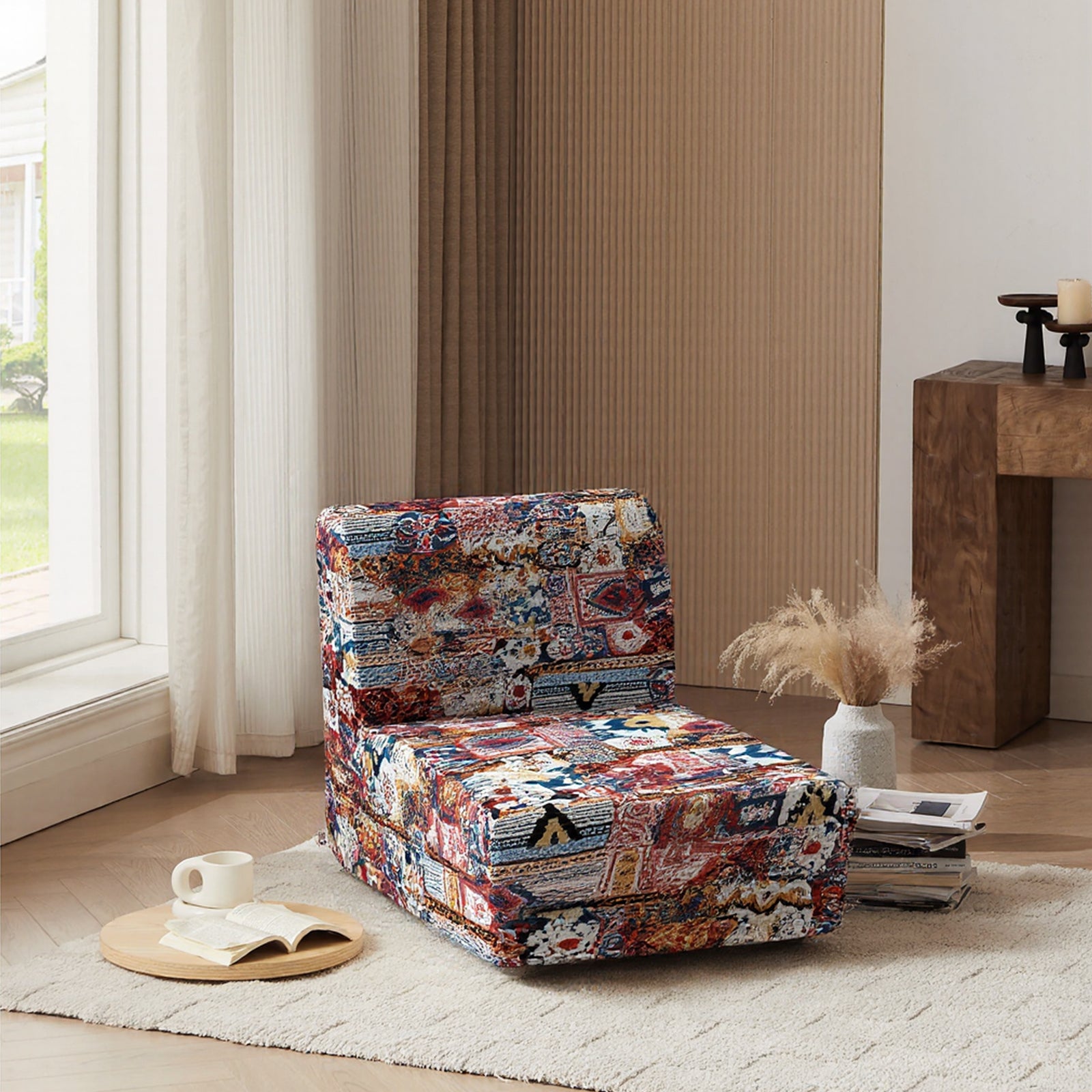 Furnipuzzle Folding Sofa Bed Convertible Sleeper Chair Convertible Sofa Bed