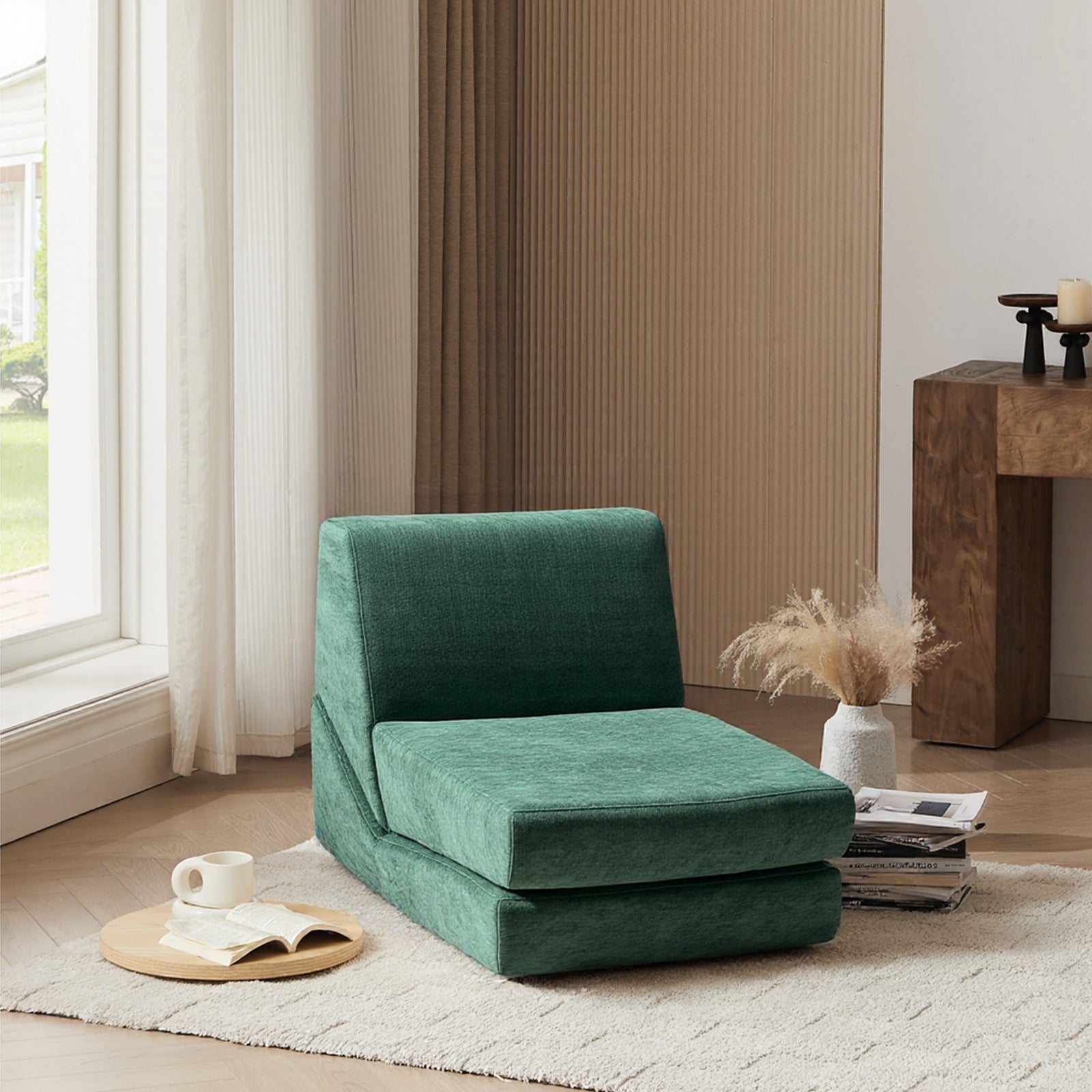 Furnipuzzle Folding Sofa Bed Convertible Sleeper Chair Convertible Sofa Bed