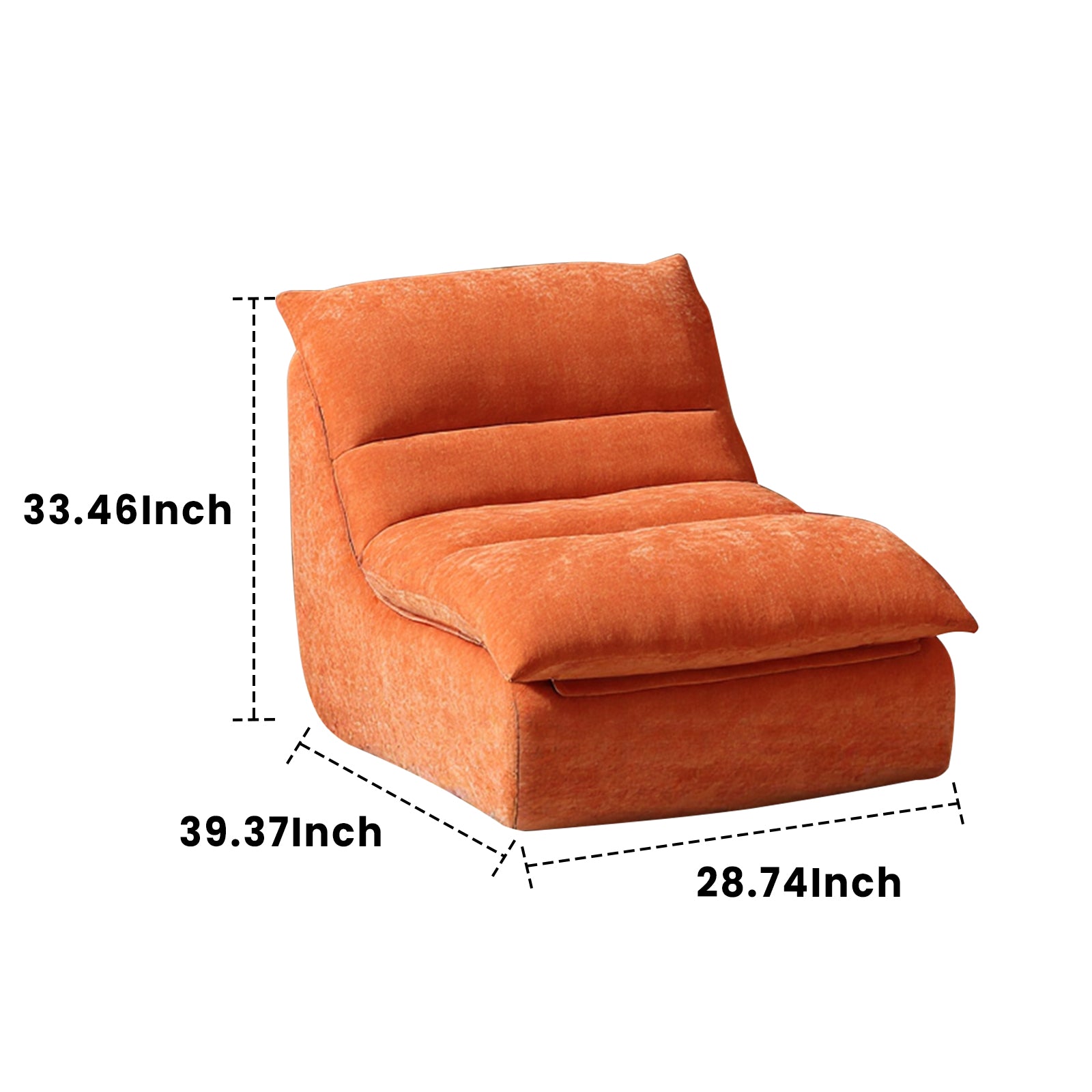 Furnipuzzle Bean Bag Sofa L Shaped Couch Sofa With Removable Backrest Loveseat