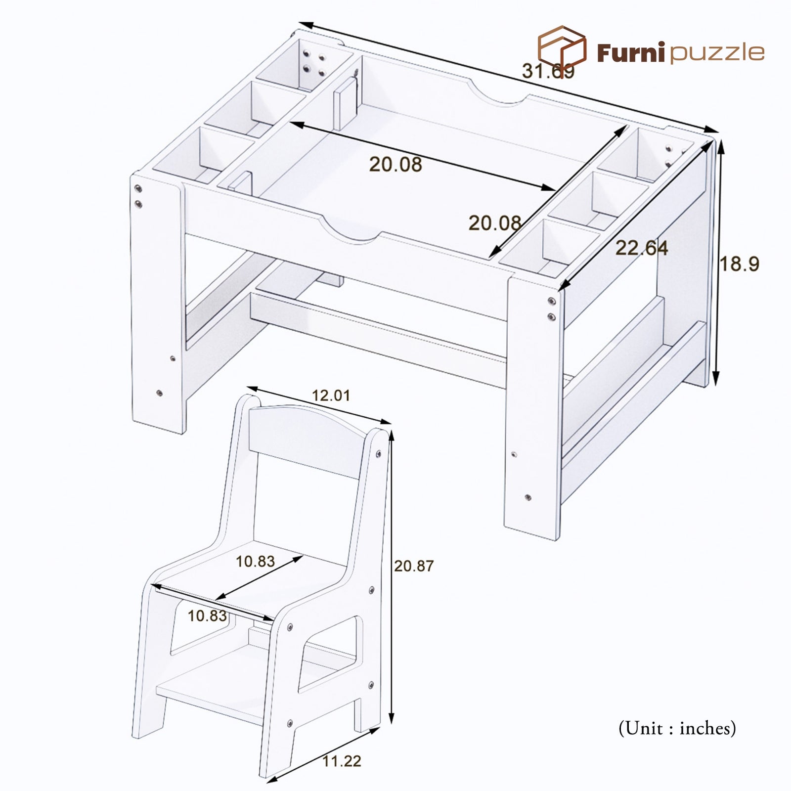#size_Double-chair version