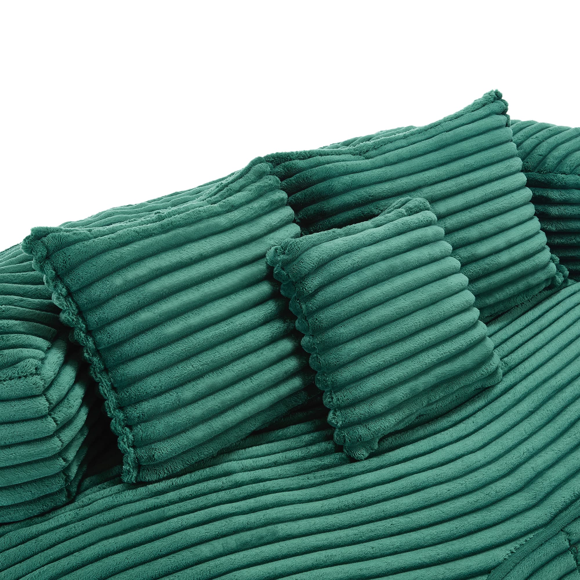 Modern Lazy Bean Bag Sofa Lounger Chair with 3 Pillows for Adults & Kids