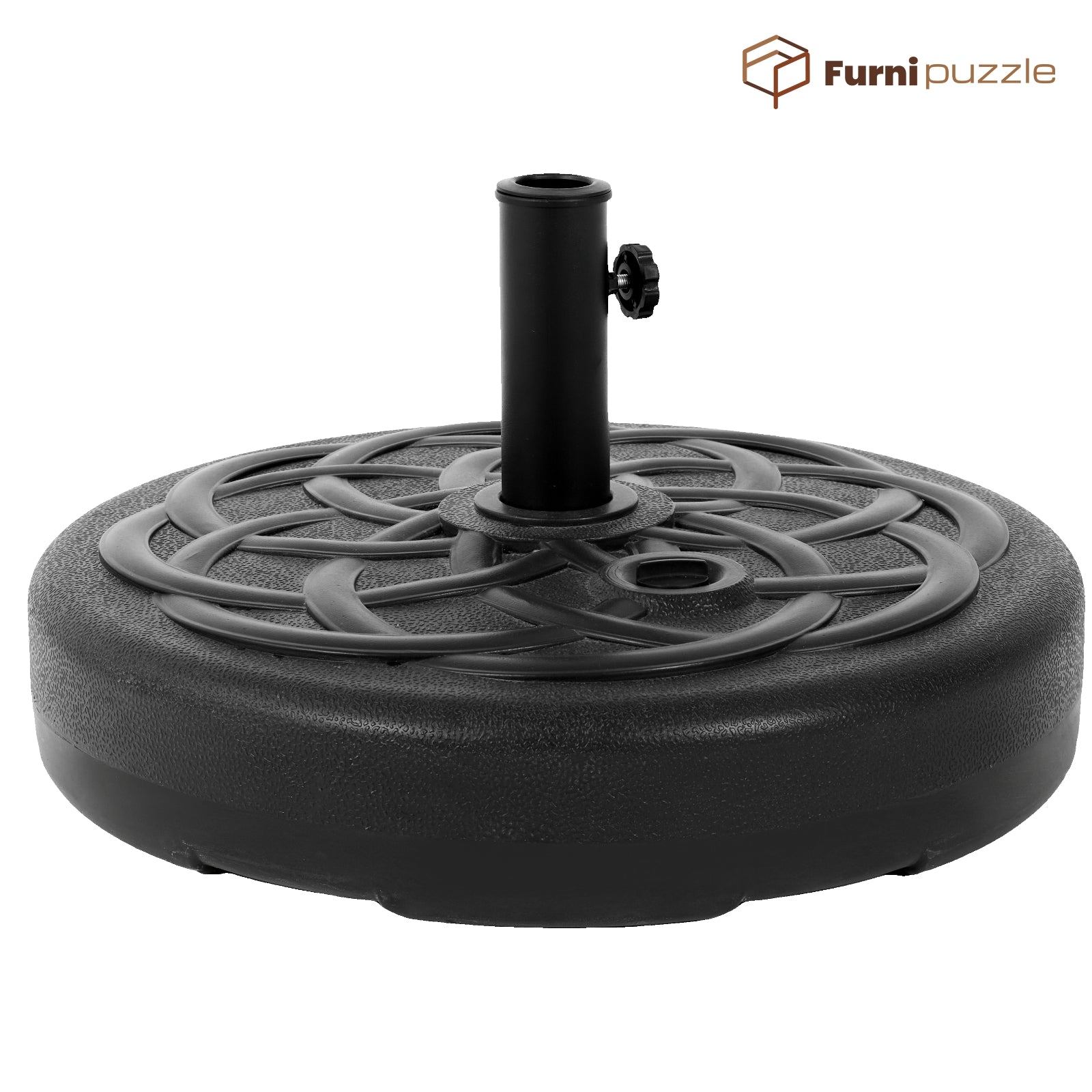 Furnipuzzle Heavy Duty Round Patio Umbrella Base Stand