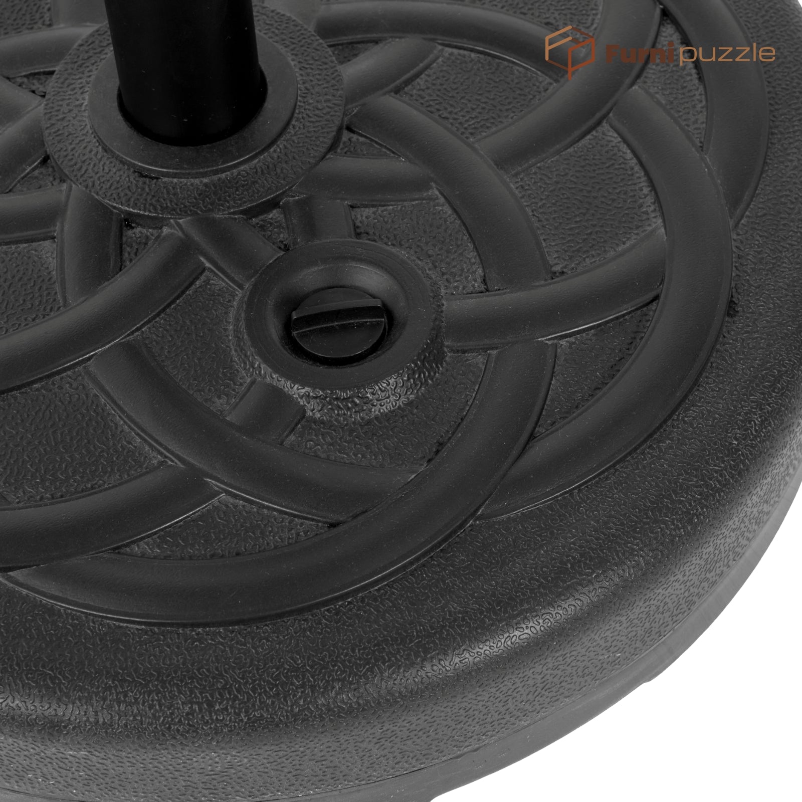 Furnipuzzle Heavy Duty Round Patio Umbrella Base Stand