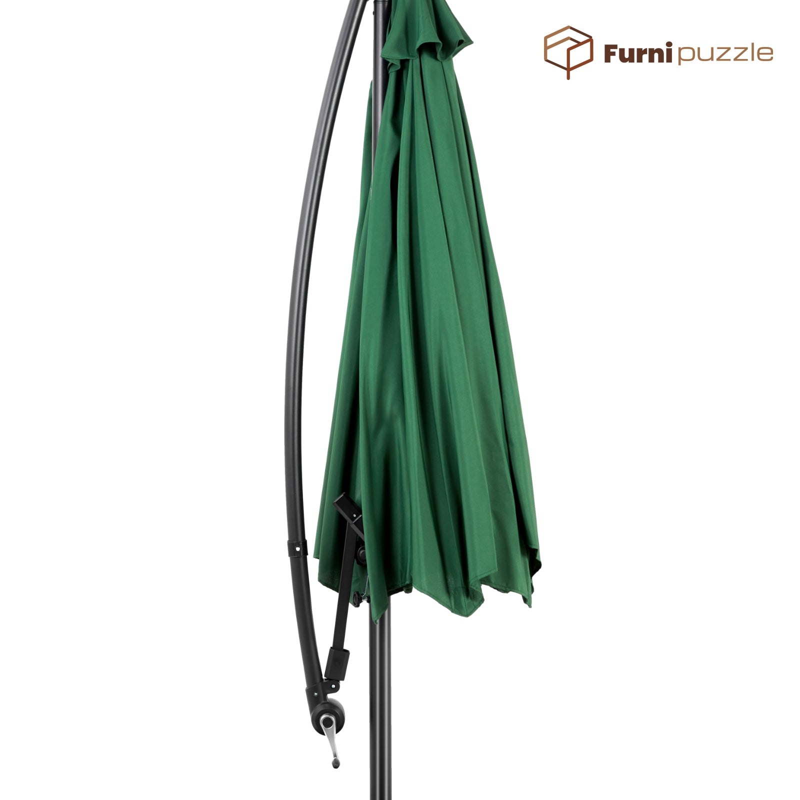 Furnipuzzle Patio Offset Umbrella Hanging Cantilever Umbrella