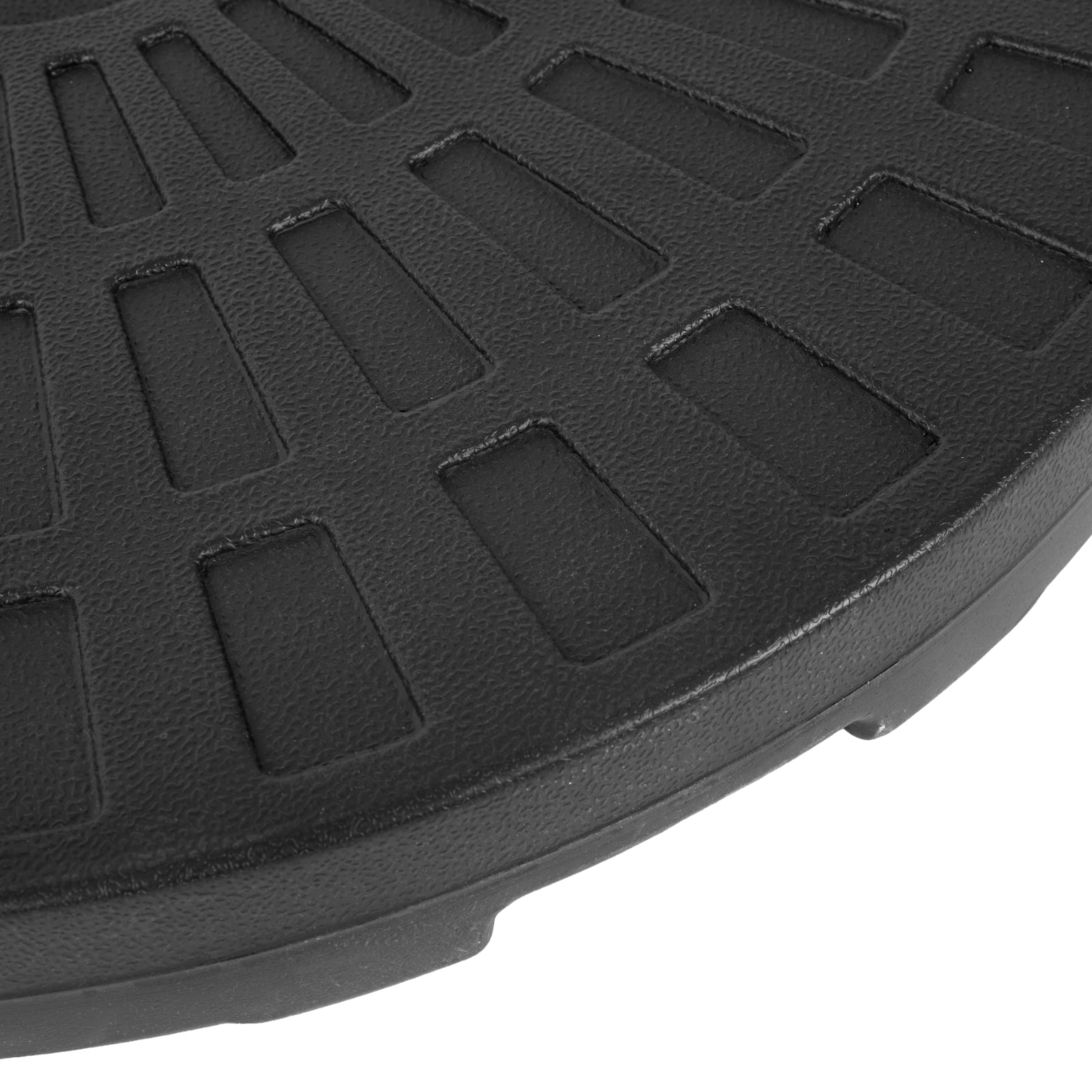 Furnipuzzle Parasol Base Outdoor Umbrella Base Black