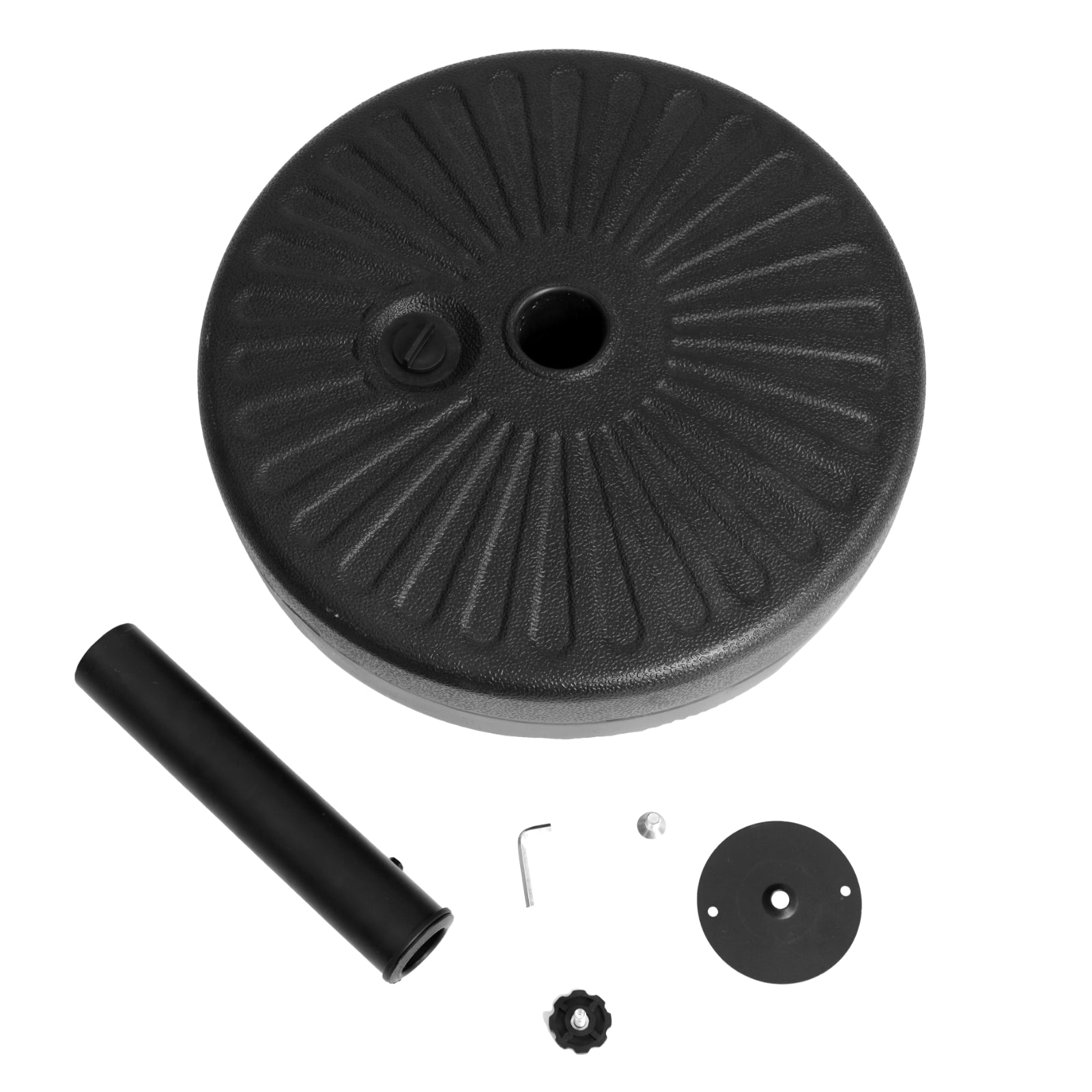 Furnipuzzle Base Stand Patio Market Umbrella Base Heavy Duty Outdoor Stand