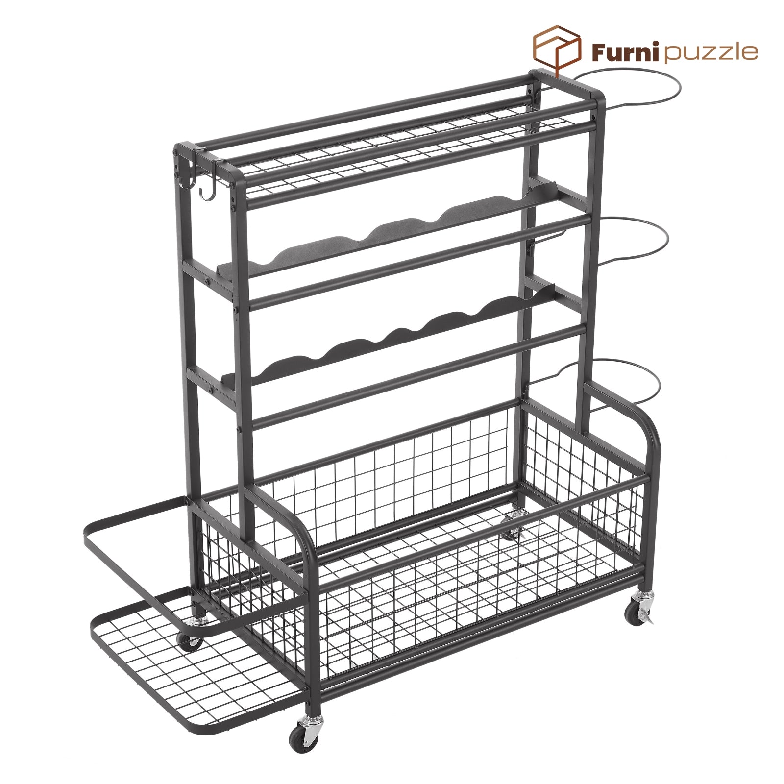 Furnipuzzle Equip Storage Rack Dumbbell Rack Multi-use Storage Rack