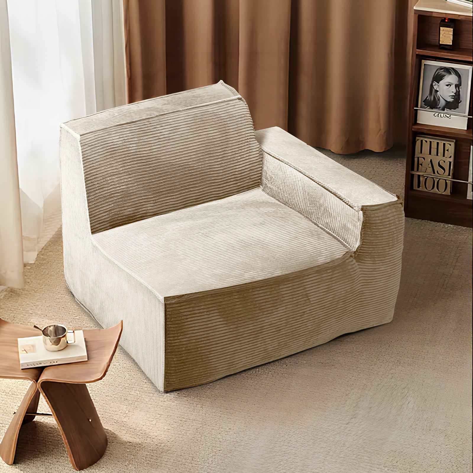 Furnipuzzle Modern Modular Sectional Compression Sofa U-Shaped Sectional Sofa Set