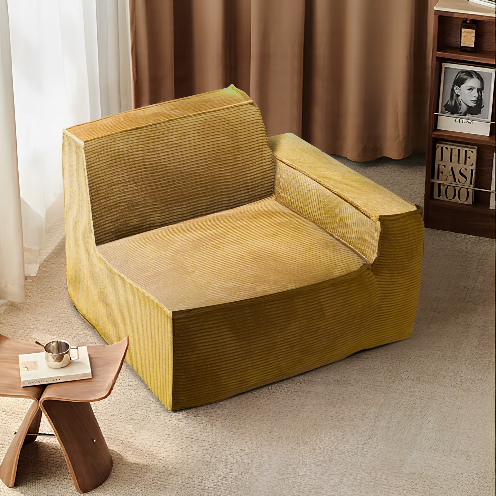 Furnipuzzle Modern Modular Sectional Compression Sofa U-Shaped Sectional Sofa Set