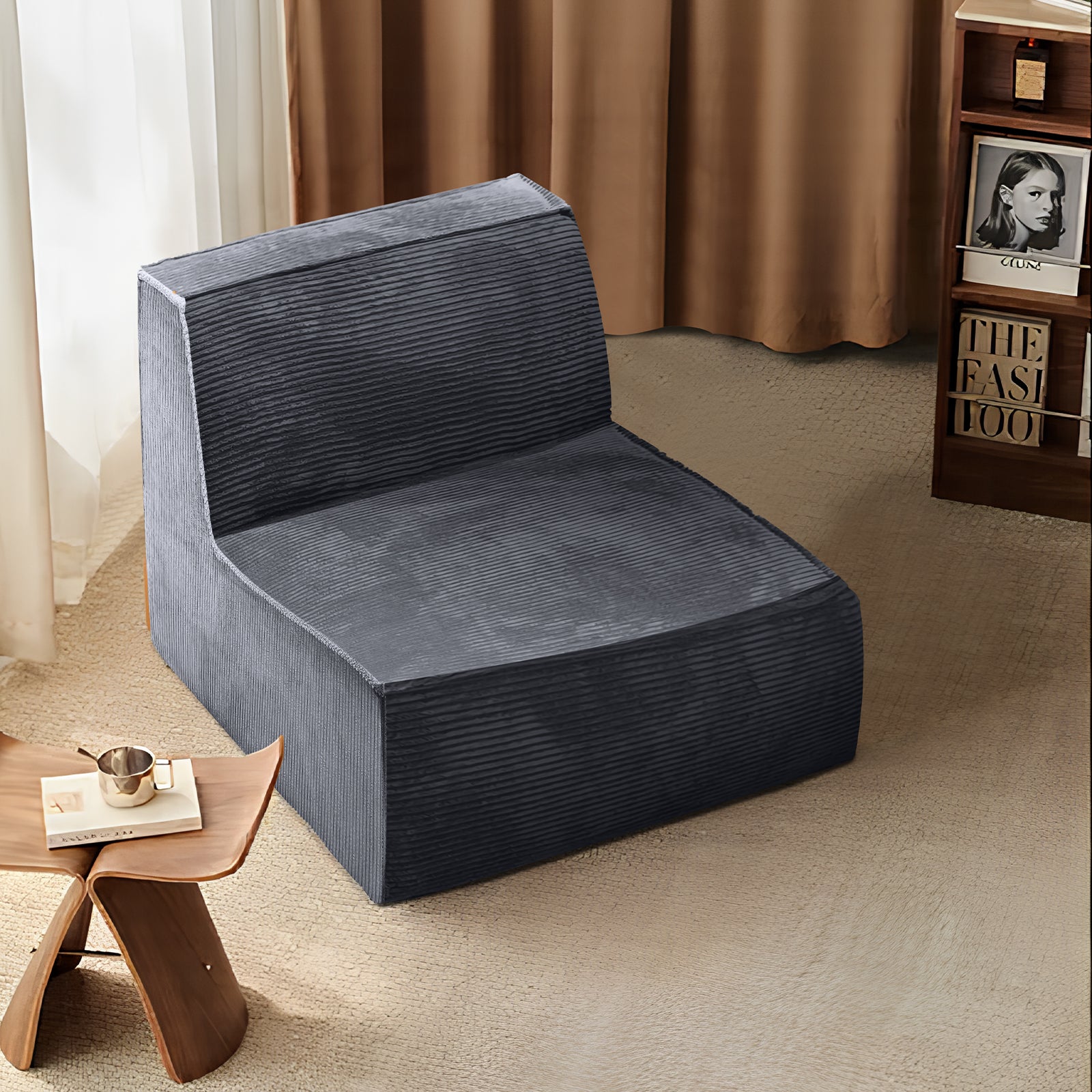 Furnipuzzle Modern Modular Sectional Compression Sofa U-Shaped Sectional Sofa Set