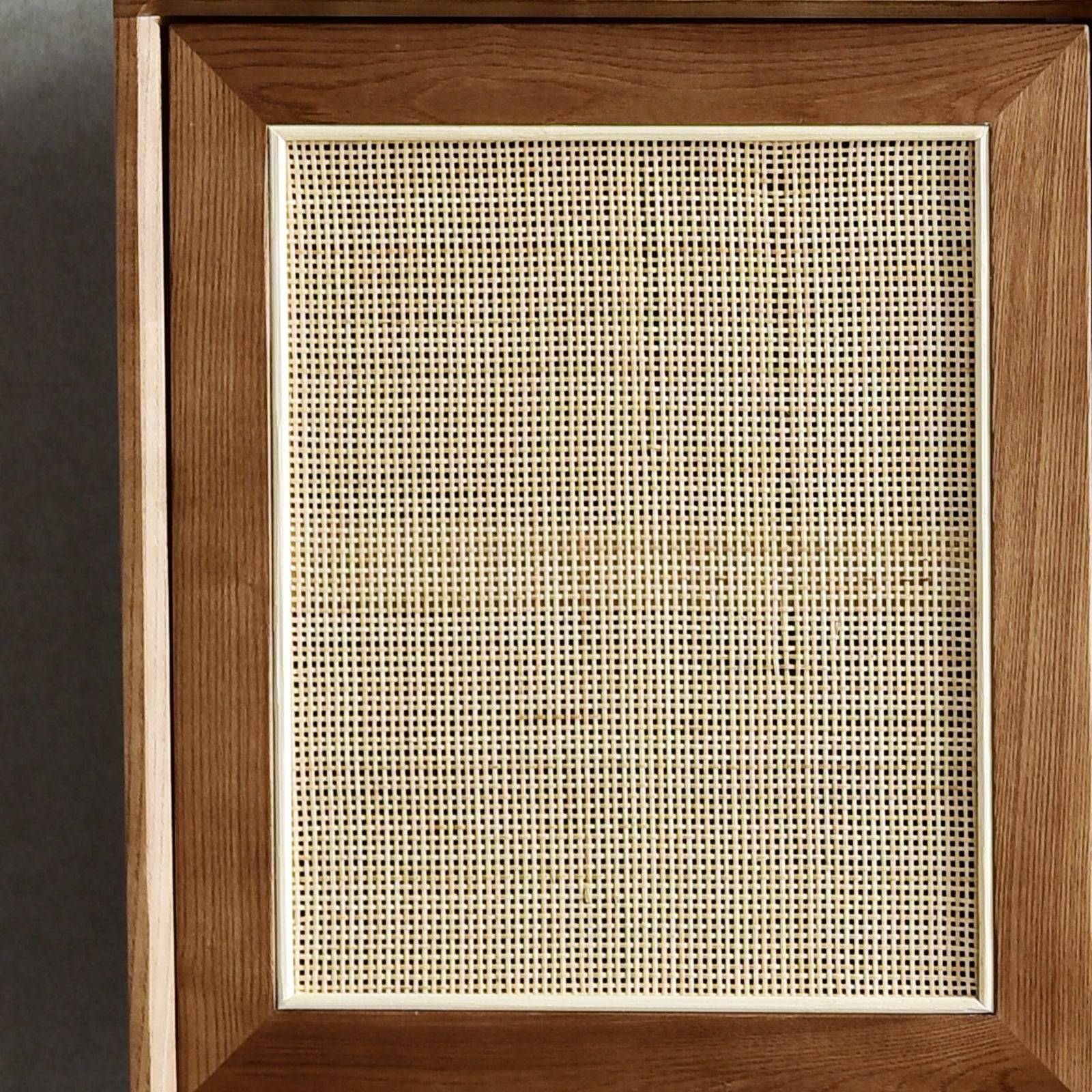 Furnipuzzle Scandinavian White Ash Sideboard - Assemble-Ready Minimalist Design