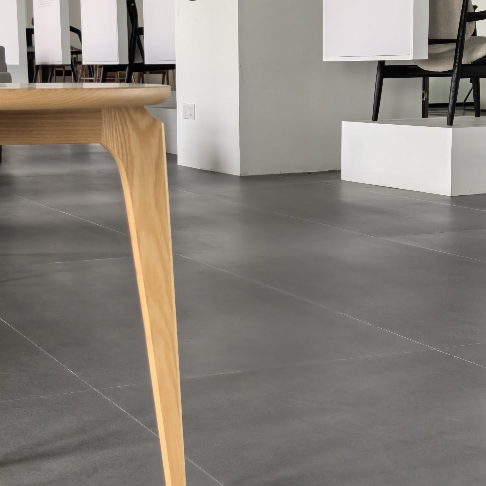 Furnipuzzle Scandinavian White Ash Coffee Table - Assemble-Ready Minimalist Design