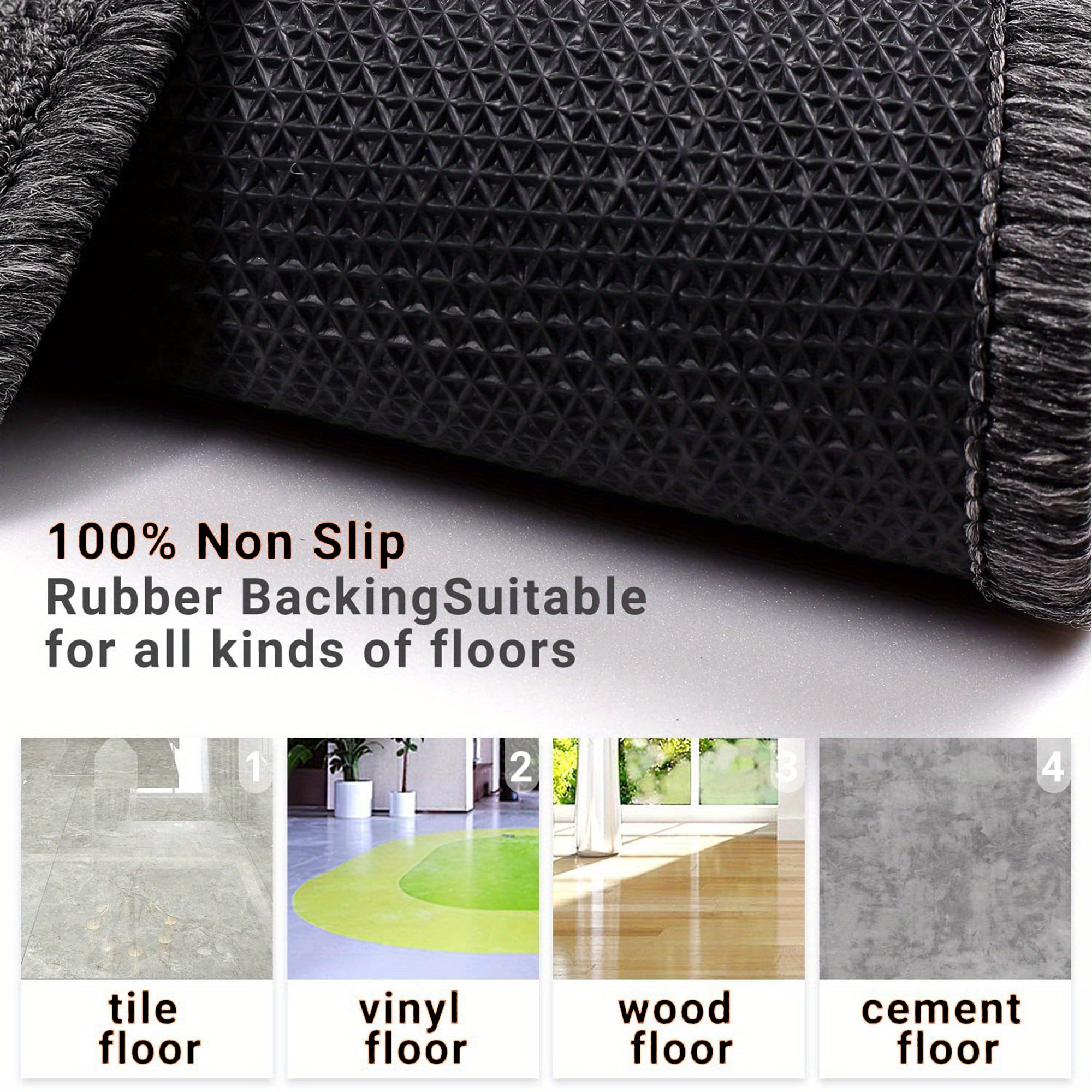 Furnipuzzle Two rolls of floor mats. The sizes are 3.94×1.44 ft and 2.62×1.44 ft respectively. These mats are stain - resistant, easy to clean, non - slip, and can relieve fatigue. They are suitable for various spaces.